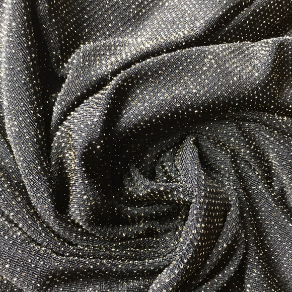 NWT Black & subtle gold dress - Dynamite - size M - Picture 3 of 11